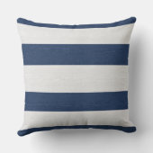 Scheepsstreep Weave Monogram Navy Wit ID1248 Kussen (Achterkant)