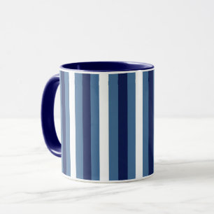 Scheepsstrepen Navy Smokey Blue Crisp White Mok