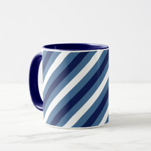 Scheepsstrepen Navy Smokey Blue Crisp White Mok