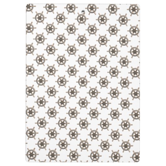 Scheepsstuurwiel Klembord (Achterkant)