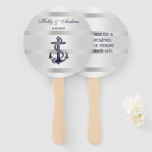 Scheepsvaart Marine Blauw Anker Zilver Wt BG Trouw