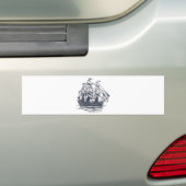 Scheepsvaart Schip Bumpersticker (Op auto)