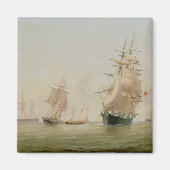 Scheepsverf (olie op doek) magneet (Voorkant)