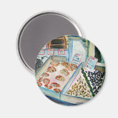 Scheepsverkoop Magnet (Pike Place Seattle) Magneet (Voorkant / Achterkant)