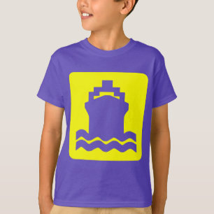 Scheepsvorm - Geel T-shirt