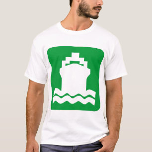 Scheepsvorm - Grasgroen T-shirt