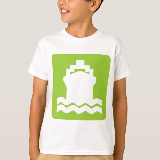 Scheepsvorm - Martian Green T-shirt (Voorkant)