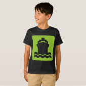 Scheepsvorm - Martian Green T-shirt (Voorkant volledig)
