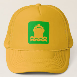 Scheepsvorm - wit trucker pet