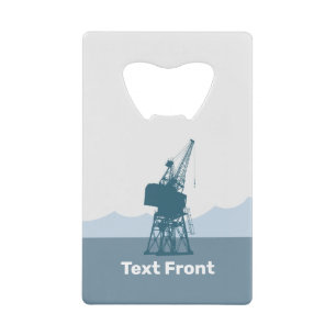 Scheepswerf Kraan Kredietkaart Flessenopener