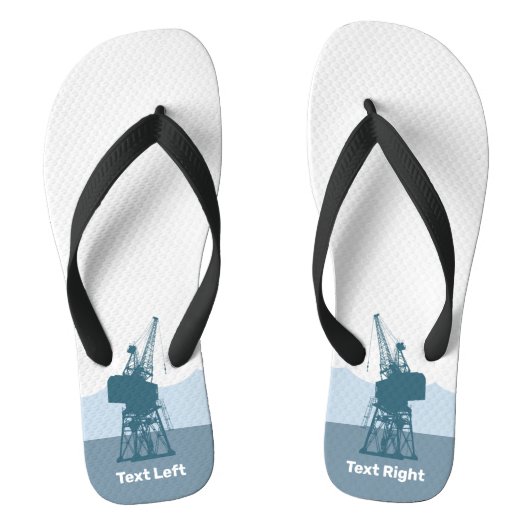 Scheepswerf Kraan Teenslippers (Voetbed)