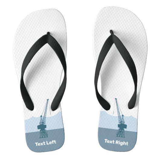 Scheepswerf Kraan Teenslippers (Voetbed)