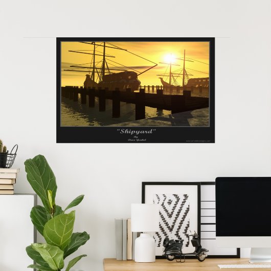 Scheepswerf Poster (Thuiskantoor)