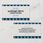 scheepswiel | ankerpatroon visitekaartje (Voorkant / Achterkant)