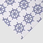  scheepswiel Captain’s Wheel - Blauw Tissuepapier (Detail)