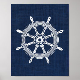 Scheepswiel Nautical Print