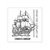  scheepswielboekplaat 	rubberstempel (Afrduk)