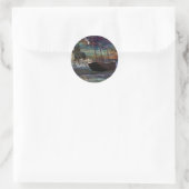 Scheepswrak bij Pixie Cove Ronde Sticker (Tas)