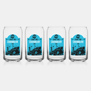 Scheepswrak Diving Caribbean Blikvorm Glas