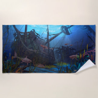 scheepswrak onder het Zee Strandlaken