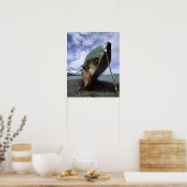 Scheepswrak op de kust poster (Keuken)