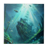 Scheepswrak Tegeltje (Voorkant)