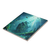 Scheepswrak Tegeltje (Zijkant)