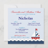 Scheepvaart Ahoy! Baptisme Square C Kaart (Achterkant)