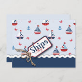 Scheepvaart Ahoy! BRIEFKAART 2 (Voorkant / Achterkant)