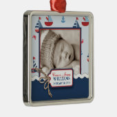 Scheepvaart Ahoy! Hanger Metalen Ornament (Rechts)