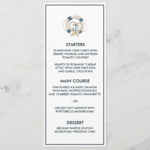 Scheepvaart Marine & Witte Bruiloftsmenu Menu