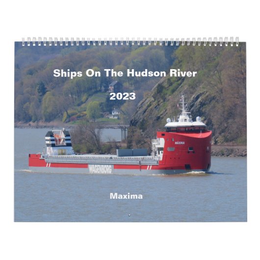 Scheepvaart op de Hudson-rivier 2023 Kalender (Hoes)