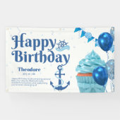 Scheepvaart verjaardagsfeest banner (Horizontaal)