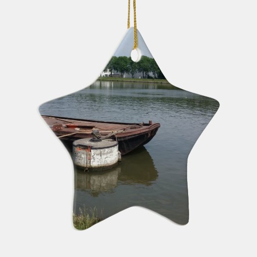 scheepvaartboei, kabelkadekanaal keramisch ornament (Rechts)