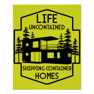 Scheepvaartcontainerarchitectuur Perfect Poster