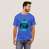 Scheepvaartcontainerarchitectuur T-shirt (Voorkant volledig)
