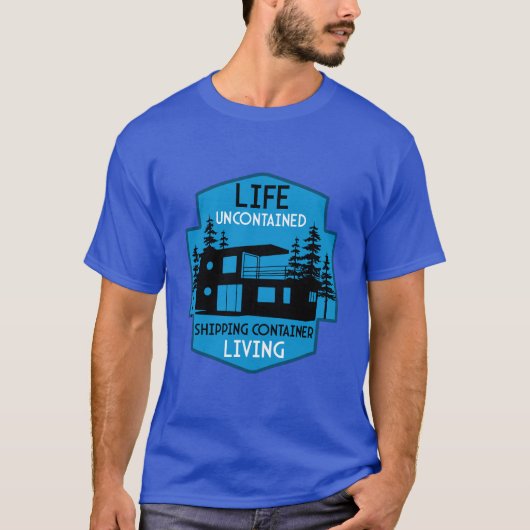 Scheepvaartcontainerarchitectuur T-shirt (Voorkant)