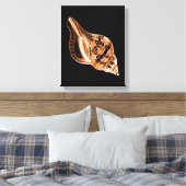 Scheepvaartkustwateren waterverf canvas afdruk (Insitu (Slaapkamer))