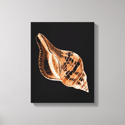 Scheepvaartkustwateren waterverf canvas afdruk (Voorkant)