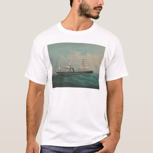 Scheepvaartschip- De stad Rio de Janeiro (1260) T-shirt (Voorkant)