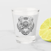 Scheerbaar 1e klasse duikglas shot glas (Voorkant)