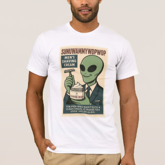 Scheercrème Roswell Aliens Retro T-shirt