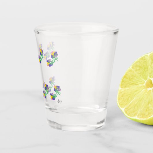 Scheerglas : lentettegels shot glas (Rechts)