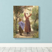 Scheerkersen Canvas Afdruk (Insitu (Houten vloer))