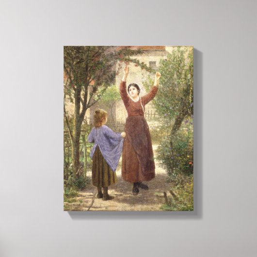 Scheerkersen Canvas Afdruk (Voorkant)
