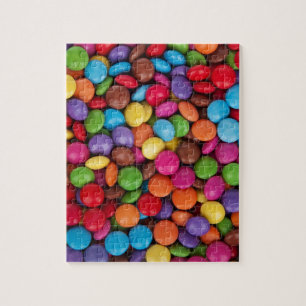 Scheerkleur van de snoep legpuzzel