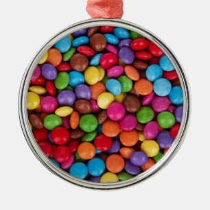 Scheerkleur van de snoep metalen ornament