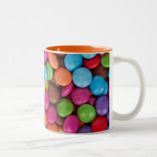 Scheerkleur van de snoep tweekleurige koffiemok