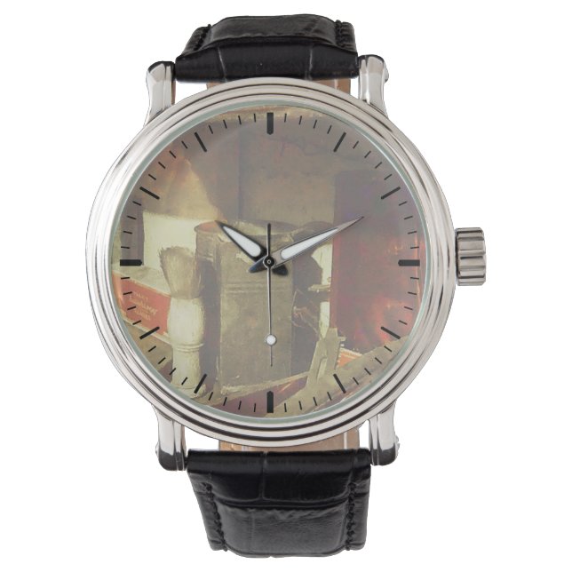 Scheerkwast Horloge (Voorkant)