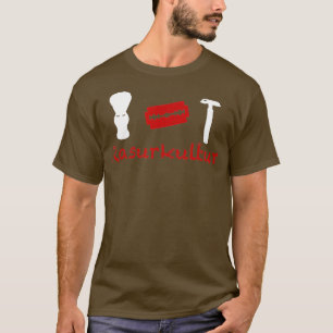 Scheerkweekveiligheidsscheerapparaat T-shirt